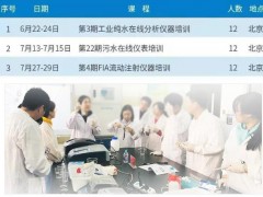 “哈希實(shí)驗(yàn)室儀器操作與應(yīng)用技術(shù)培訓(xùn)”將于5月18-20日在西安市召開