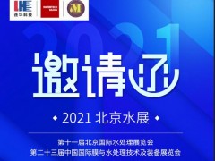 邀請函丨2021北京水展，來連華科技1H055給你“好看”